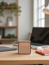 Next Widdop Brown Wooden Alarm Clock with Bluetooth Speaker- Buy online at McGrocer