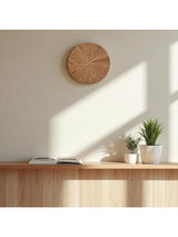 Next Widdop Brown Wooden Wall Clock- Buy online at McGrocer