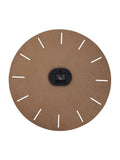 Widdop brown wooden wall clock 60cm, imported from the UK