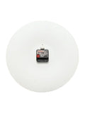 Widdop white round porcelain wall clock 35cm, UK version