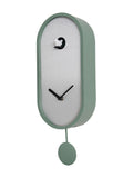 Widdop green interval cuckoo clock with pendulum, UK version