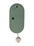 Widdop green interval cuckoo clock with pendulum, UK version
