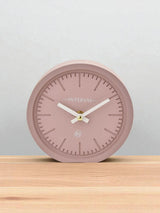 Next Widdop Pink Minimalist Desk Clock- Buy online at McGrocer