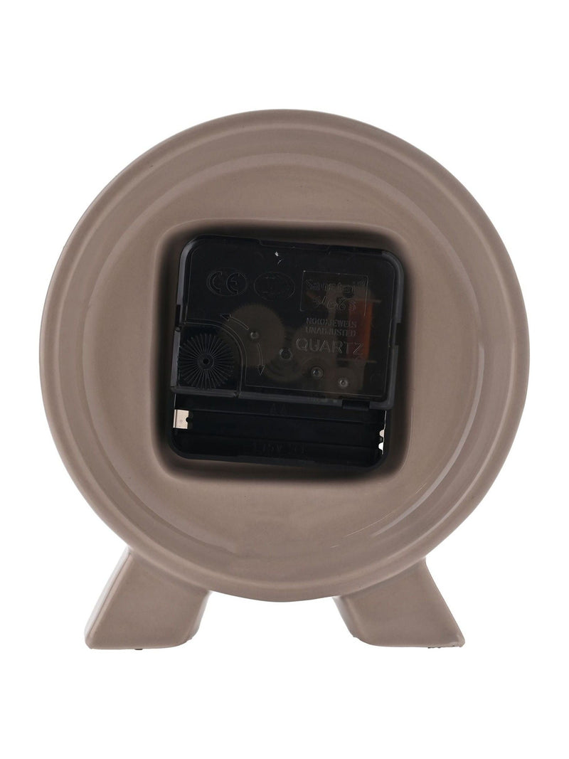 Widdop Brown ceramic mantle clock, imported from the UK