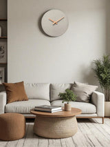 Next Widdop Grey Cement Wall Clock 28cm- Buy online at McGrocer