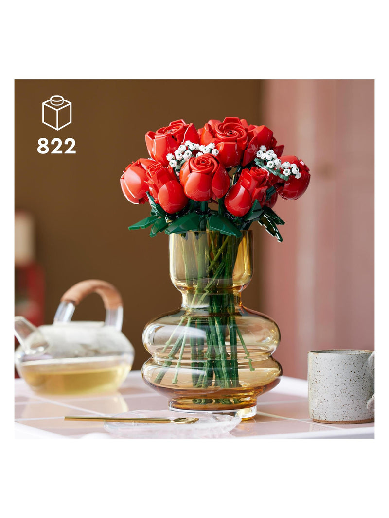 LEGO Botanicals rose bouquet set 822 pieces (British brand)