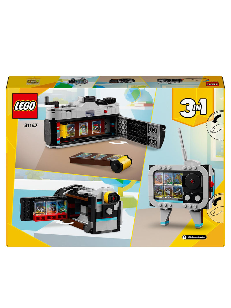 LEGO Creator 3in1 Retro Camera building set 261 pieces - British product