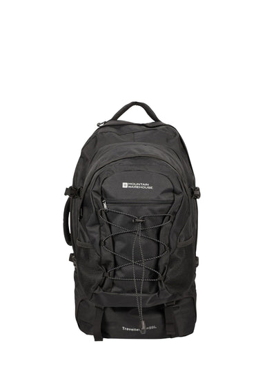 Next Mountain Warehouse Black Traveller 60+20 Litre Rucksack- Buy online at McGrocer