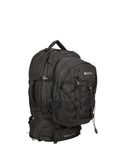 Mountain Warehouse Black Traveller 60+20L Rucksack, imported from the UK