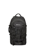 Mountain Warehouse Black Traveller 60+20L Rucksack, imported from the UK