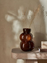 Next French Connection Brown Bobble Glass Vase 30cm- Buy online at McGrocer