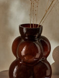 French Connection brown bobble vase 30cm - British product