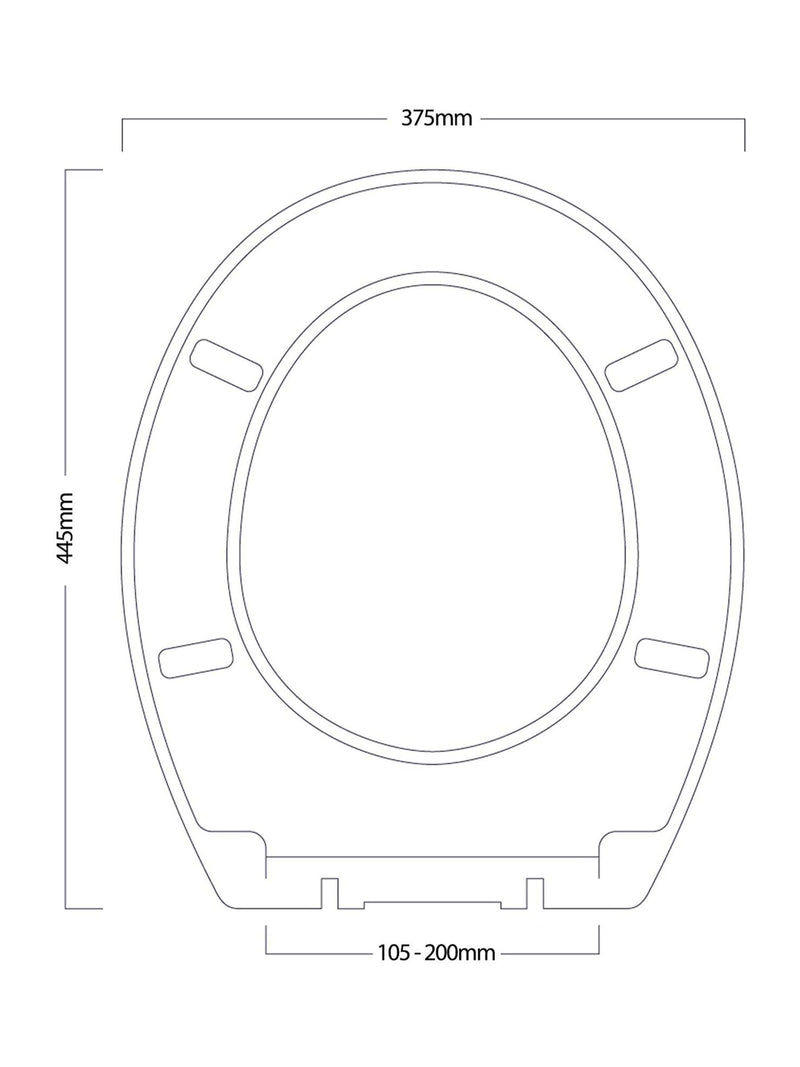 Showerdrape Rust Oak Norfolk soft close toilet seat, imported from the UK