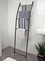 Toallero tipo escalera Showerdrape Black Apex para baño