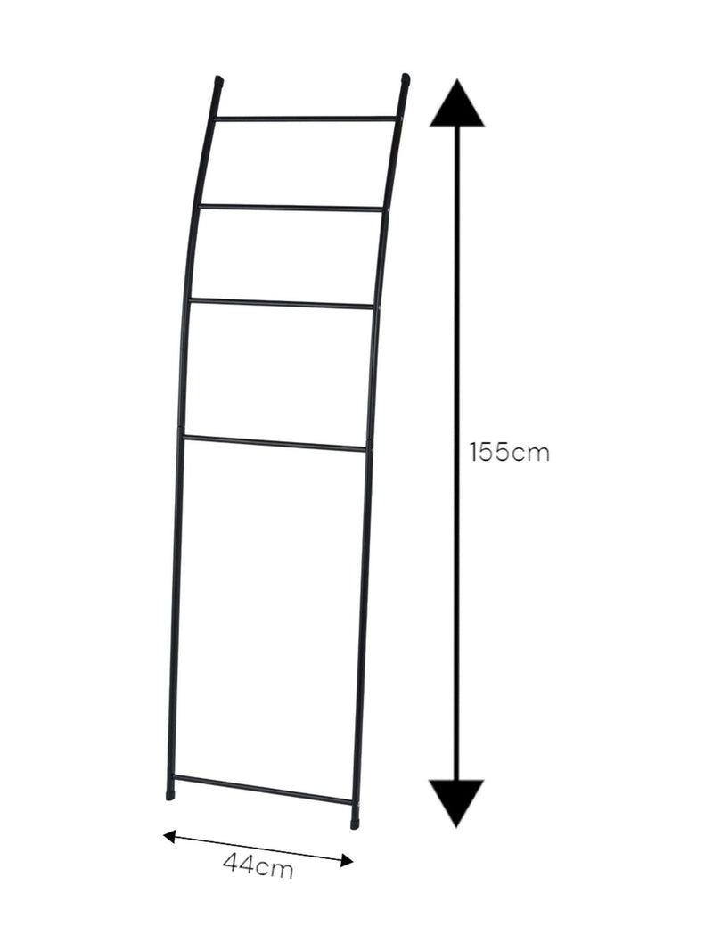 Showerdrape black apex towel ladder stand (British brand)
