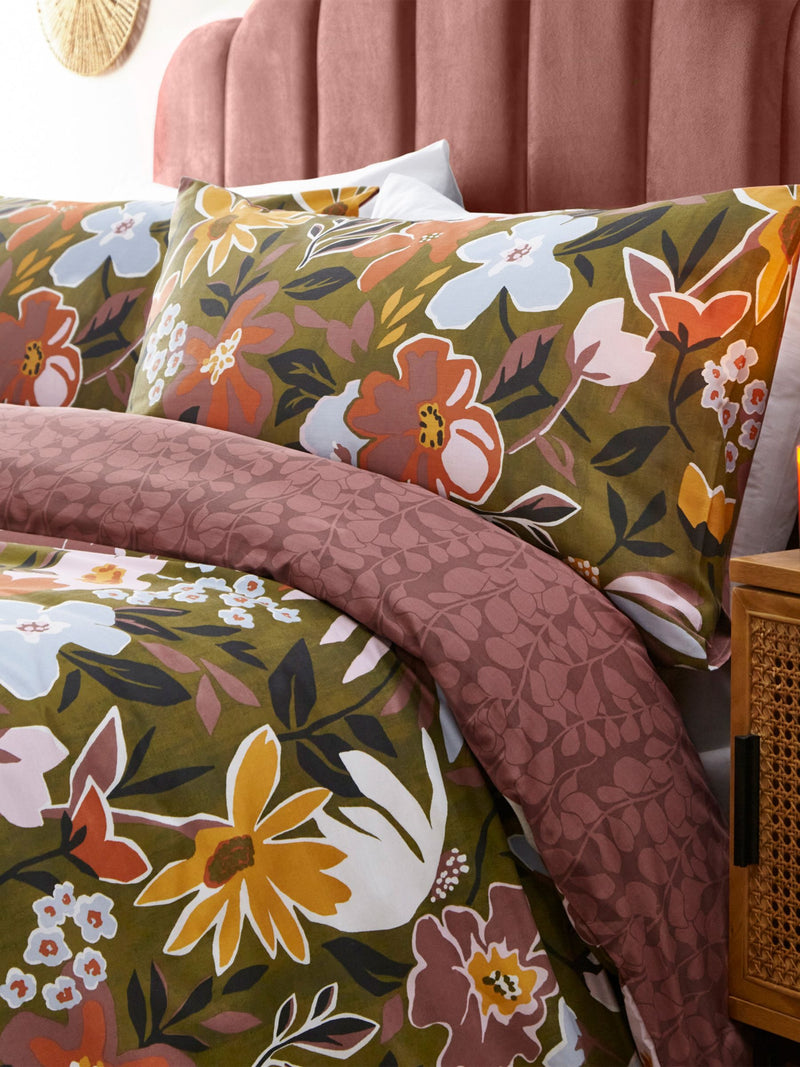 Furn Green Asterea duvet cover set - British product