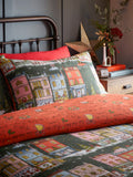 Furn Green Christmas duvet cover set - British product