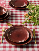 Next Red Hampton 12 Piece Stoneware Dinner Set- Buy online at McGrocer