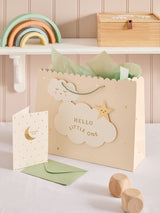 Next Natural New Baby Cloud Gift Bag and Card Set - Baby Gift Set- Buy online at McGrocer