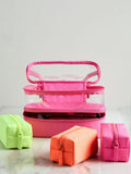 4-in-1 travel makeup bag set measuring 14x23x14cm (British brand)