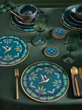 Navy Hummingbird Placemats and Coasters Set of 4 (British brand)