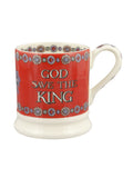 Emma Bridgewater Cream God Save The King 1/2 pint mug - British product