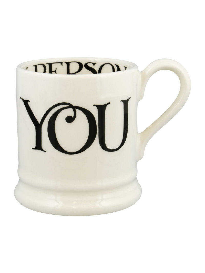 Emma Bridgewater You & Me mugs 1/2 pint set - British product