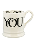 Emma Bridgewater You & Me mugs 1/2 pint set - British product