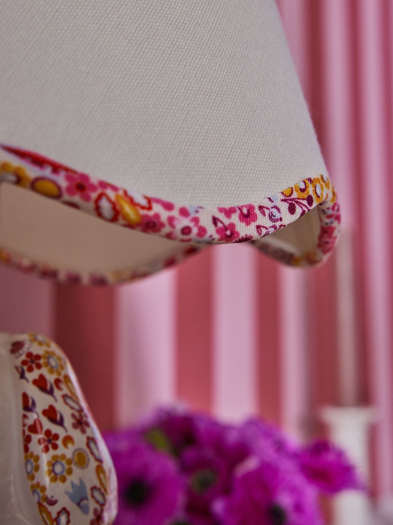 Cath Kidston dog-shaped floral ditsy print table lamp 41cm (British brand)