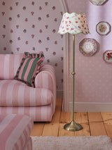 Next Cath Kidston Cream/Green Fabric Frill Floor Lamp, 151cm- Buy online at McGrocer