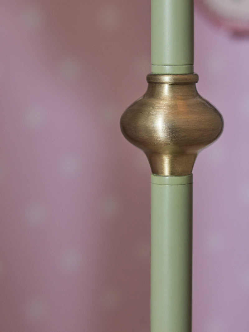 Cath Kidston fabric frill floor lamp cream green - British product
