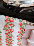 Avalon Home red vine tomato tea towel 45x68cm, imported from the UK