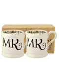 Emma Bridgewater cream black toast mug set 2pk - British product