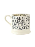 Emma Bridgewater Cream Black Toast Small Mug - British product