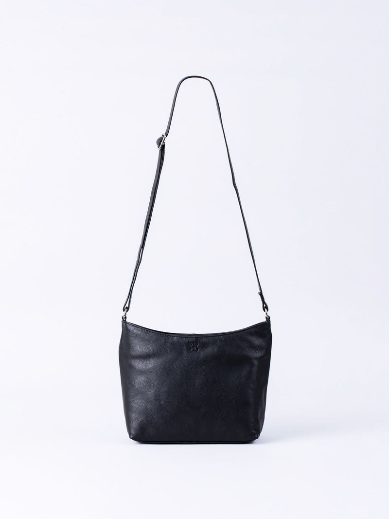 Lakeland Leather Grasmere cross-body bag in black (British brand)