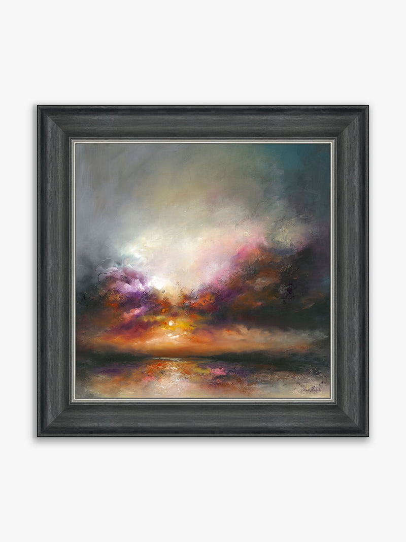 Artko Grey Distant Dawn framed art 63x63cm - British product