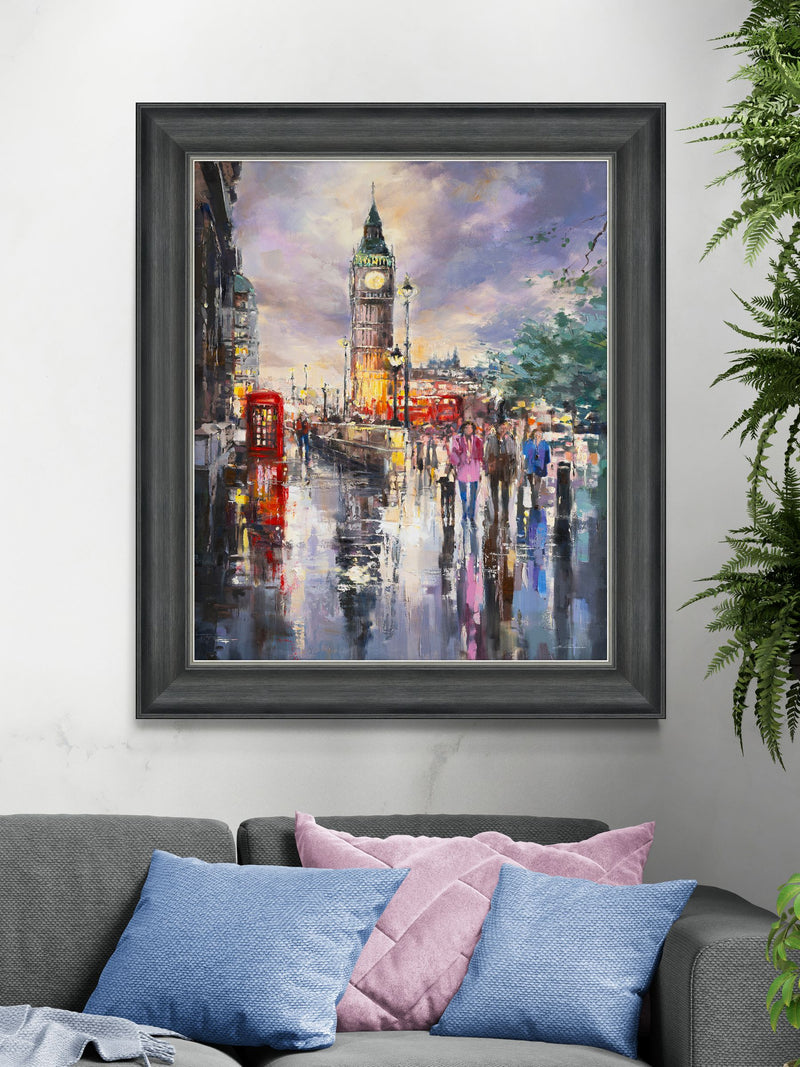 Artko Grey London art print by Ewa Czarniecka - British product