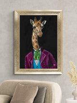 Next Artko Gold Gerald Giraffe by Louise Brown Framed Art 92x72cm- Buy online at McGrocer