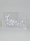 glow Pink LED Love Light Box, British product