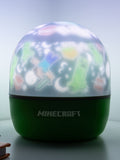 Minecraft projection light with two interchangeable scenes, 12.2cm tall (British brand)