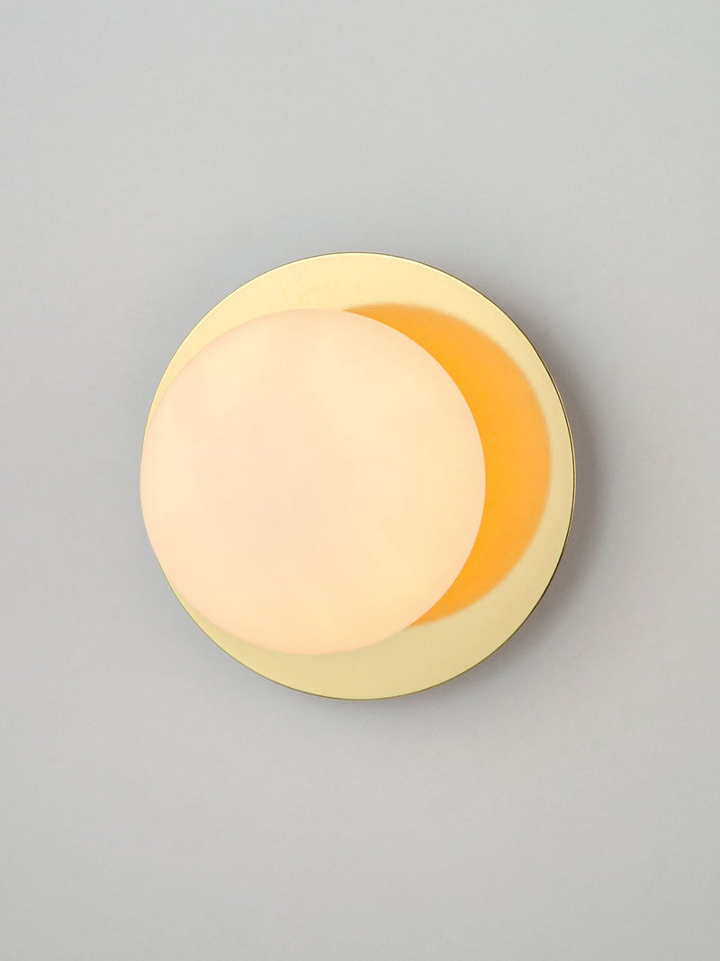 Houseof Brass Opal Disk Wall Light 16cm, UK version
