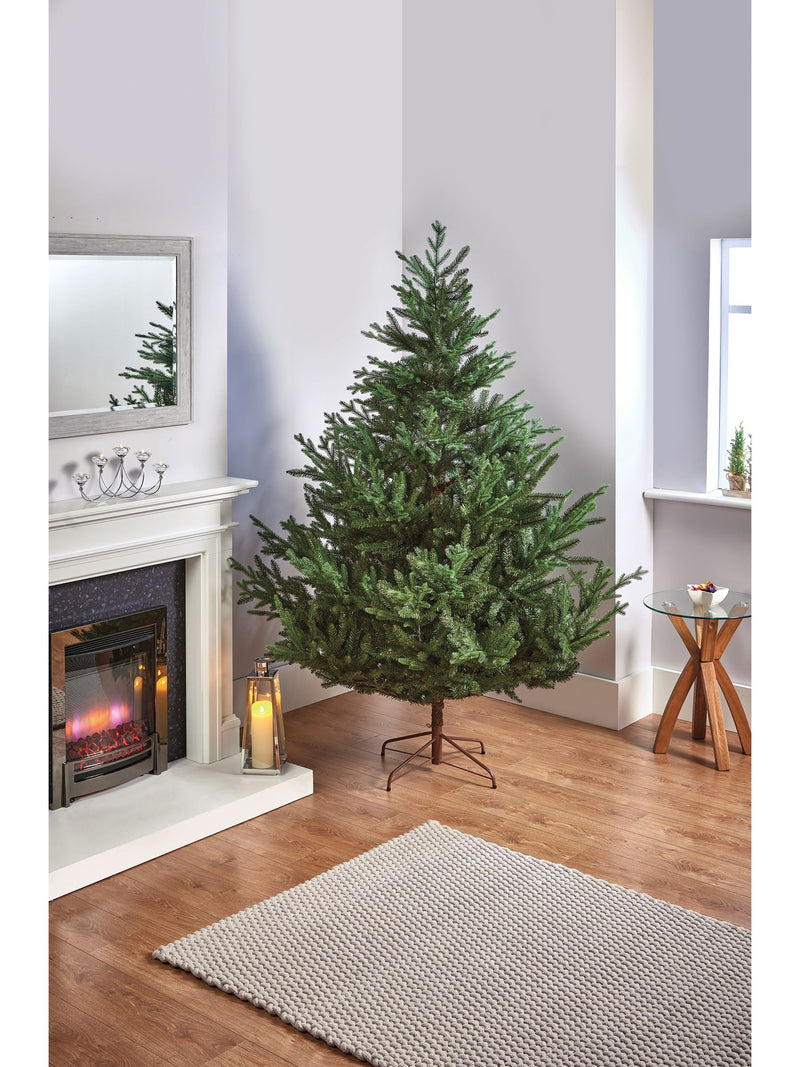 Premier Decorations Glenshee Spruce artificial Christmas tree 6ft, imported from the UK
