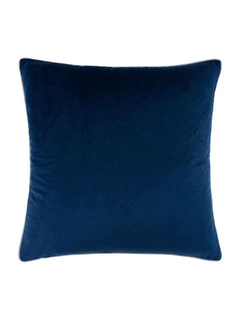 Furn navy velvet cushion cover 45x45cm, UK version