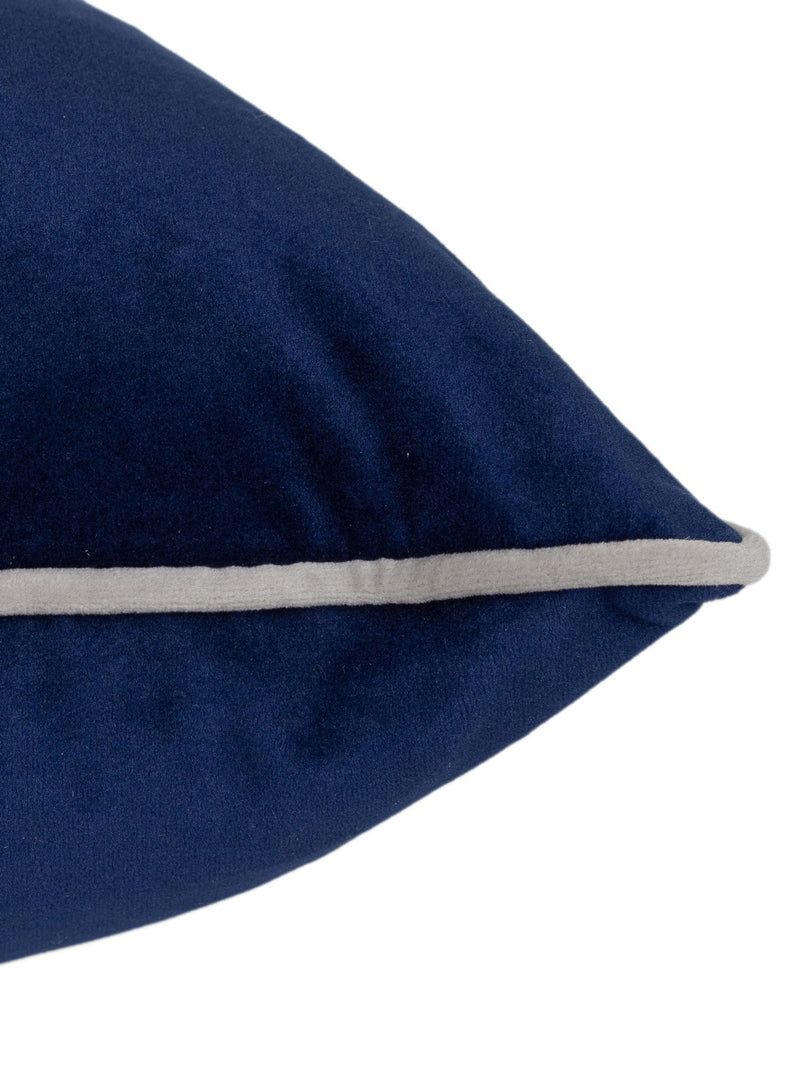 Furn navy velvet cushion cover 45x45cm, UK version