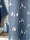 Blue Puffin Shower Curtain