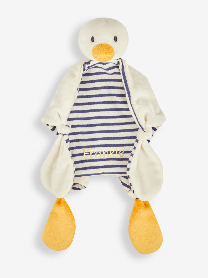 JoJo Maman Bébé personalised duck comforter 32x19cm (British brand)
