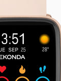Sekonda pink smartwatch rose gold case 1.83 inch touchscreen (British brand)