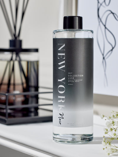 Next Collection Luxe New York Noir Cassis & Coconut Reed Diffuser Refill 400ml- Buy online at McGrocer