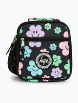 Next Hype Black Happy Flowers Lunch Box- Buy online at McGrocer
