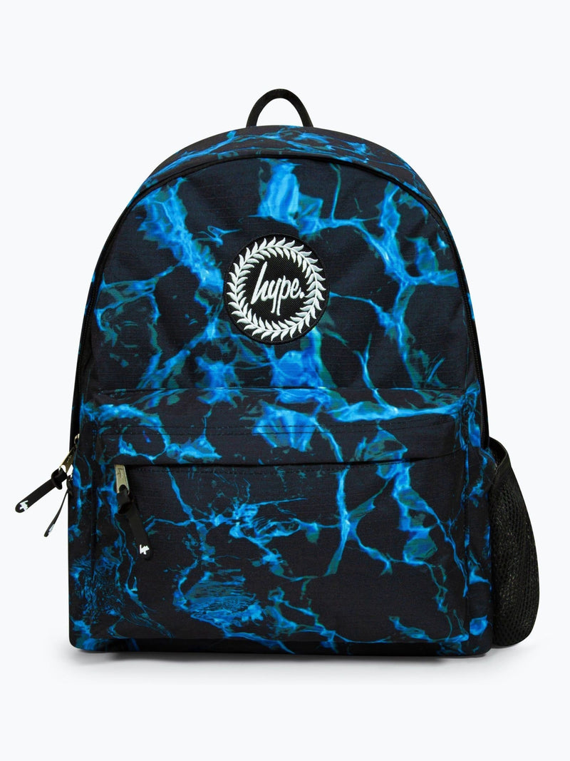 Hype Blue Multi X-Ray Pool backpack for school, UK version